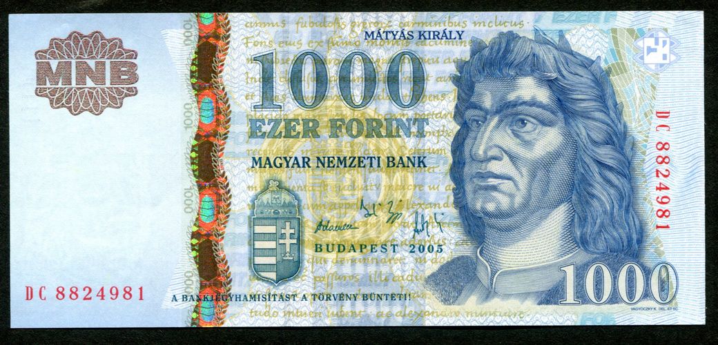 2005 1000 Forint DC