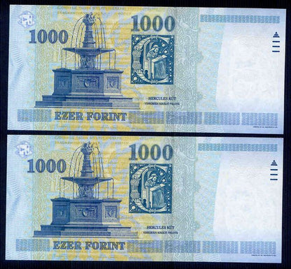 2005 1000 Forint DA - sorszámkövető