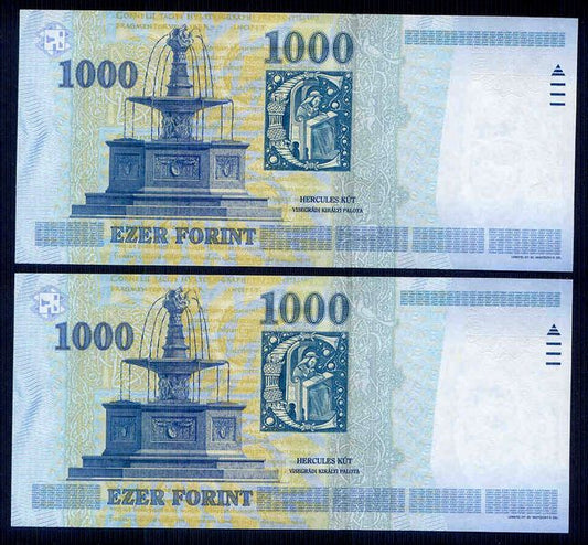 2005 1000 Forint DA - sorszámkövető