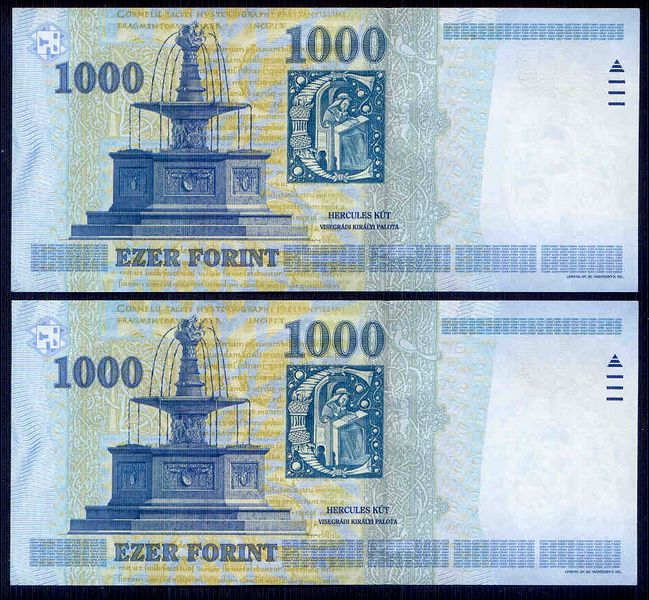 2005 1000 Forint DB - sorszámkövető