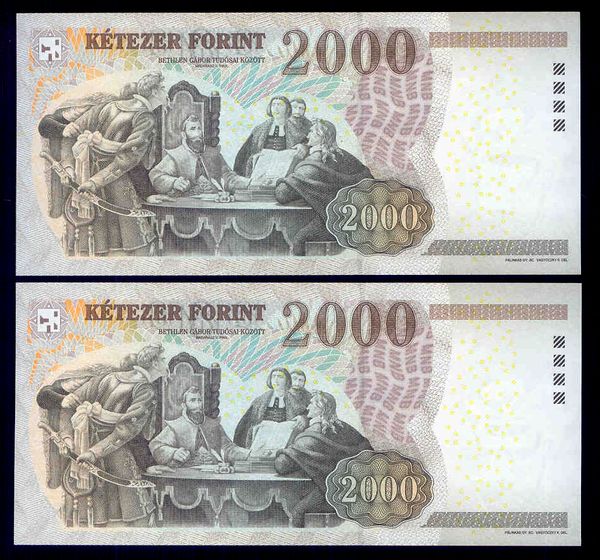 2007 2000 Forint CB - sorszámkövető