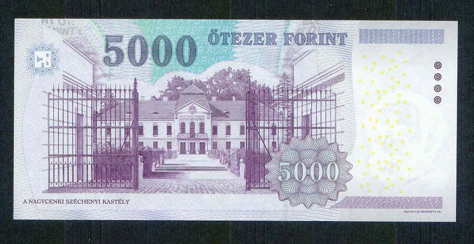 2008 5000 Forint BB - alacsony sorszám
