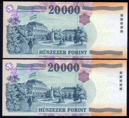 2008 20000 Forint GD - sorszámkövető