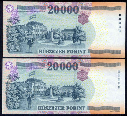 2008 20000 Forint GD - sorszámkövető