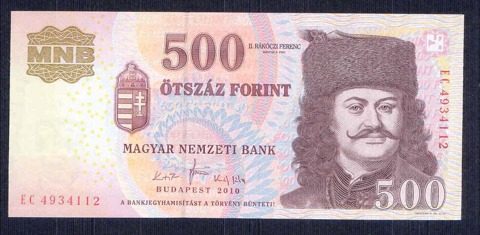 2010 500 Forint EC