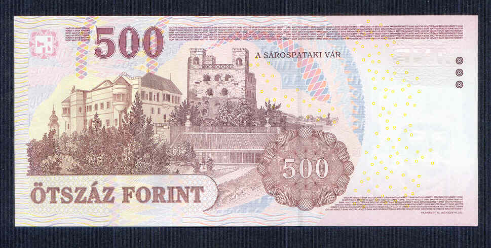 2011 500 Forint EB - alacsony sorszám