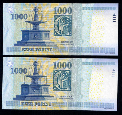 2011 1000 Forint DC - sorszámkövető