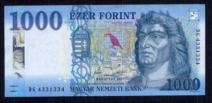 2017 1000 Forint DG - palindrom