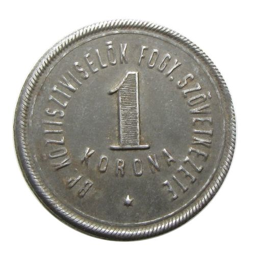 Budapesti Köztisztviselők Fogy Szöv 1 Korona