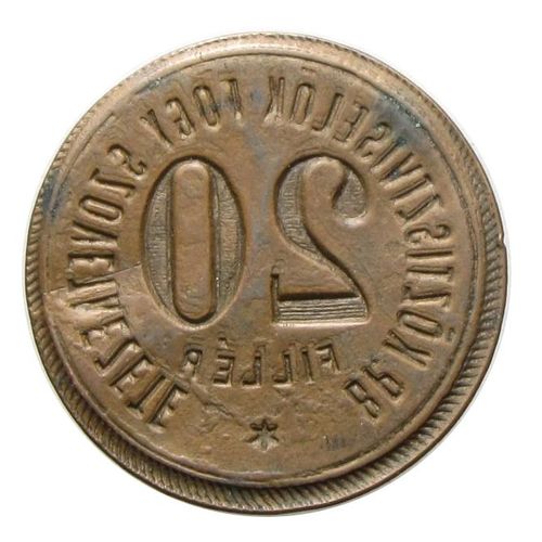 Budapesti Köztisztviselők Fogy Szöv 20 fillér