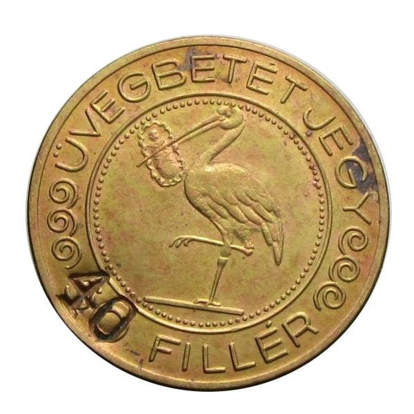 Budapesti Tejcsarnok 40 fillér - BNV