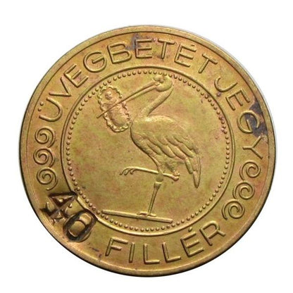 Budapesti Tejcsarnok 40 fillér - BNV