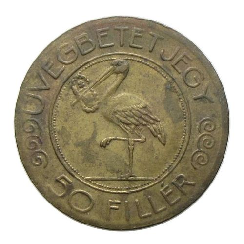 Budapesti Tejcsarnok 50 fillér