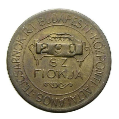 Budapesti Tejcsarnok 50 fillér