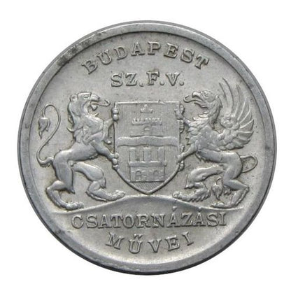 Budapest Csatornázási Művek pisilőpénz