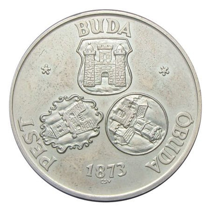 Budapest 1973 centenáriumi emlékérem BU