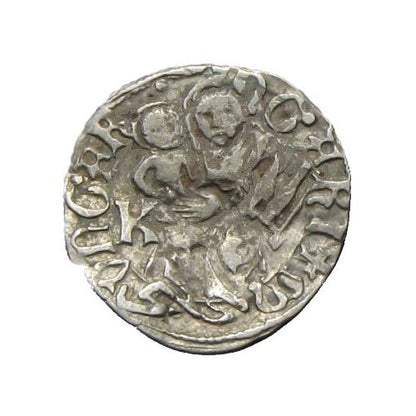 I. Mátyás denár ÉH 565 - veretkettőződés