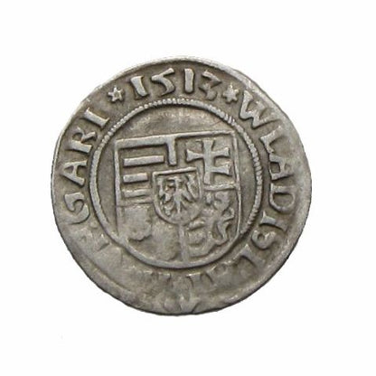 II. Ulászló denár ÉH 646c 1513 KG