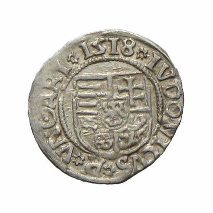II. Lajos denár ÉH 673m 1518 KG
