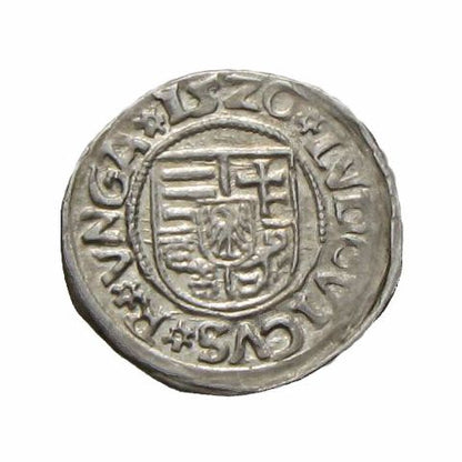 II. Lajos denár ÉH 673n 1520 KA