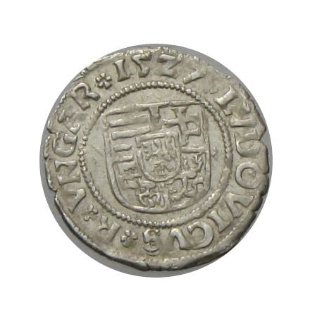 II. Lajos denár ÉH 673u 1527 LK