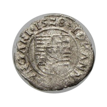 Szapolyai János denár ÉH 699l 1528 KT