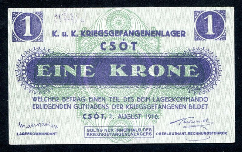 Hadifogolytábor - Csót 1 Korona