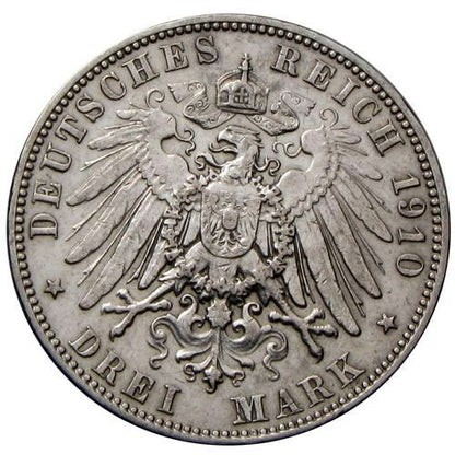 Németország 1910E 3 Márka Szászország