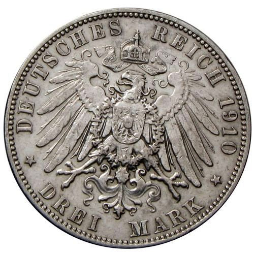 Németország 1910E 3 Márka Szászország