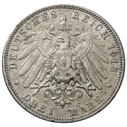 Németország 1913E 3 Márka Szászország