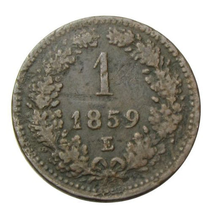 Ferenc József 1859E 1 krajcár