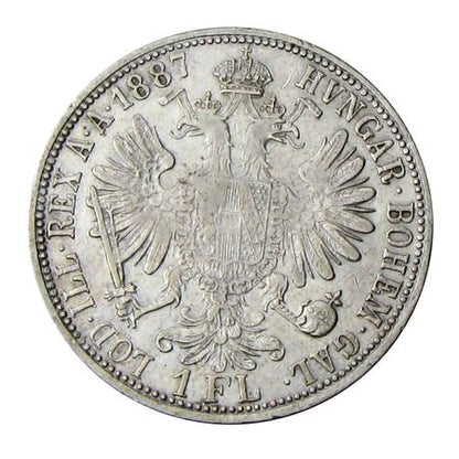 Ferenc József 1887 1 Florin