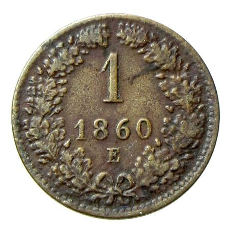 Ferenc József 1860E 1 krajcár