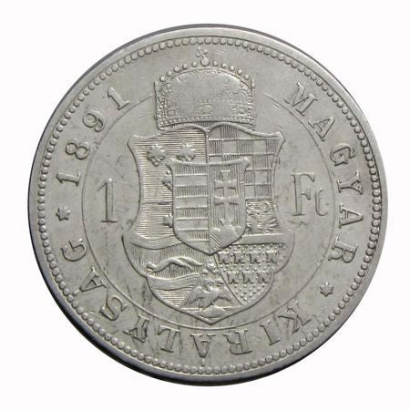 Ferenc József 1891KB 1 Forint
