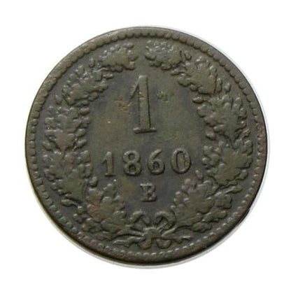 Ferenc József 1860B 1 krajcár