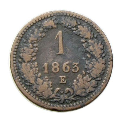 Ferenc József 1863E 1 krajcár