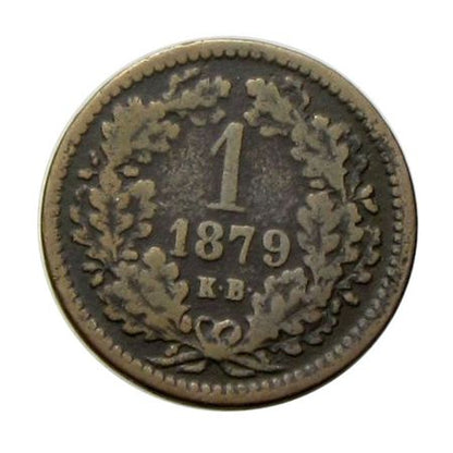 Ferenc József 1879KB 1 krajcár