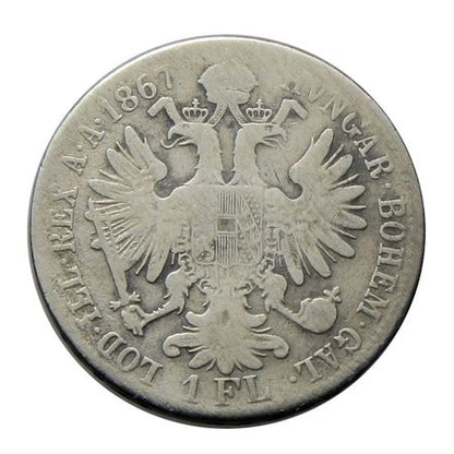 Ferenc József 1867B 1 Florin