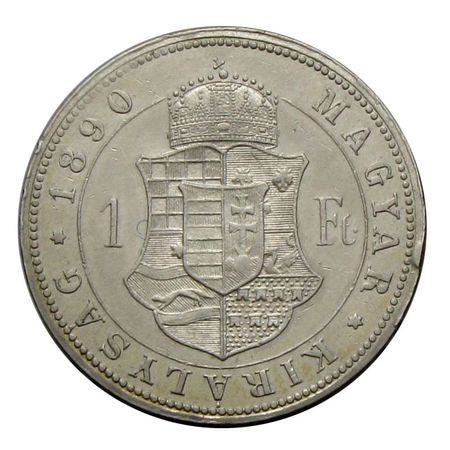 Ferenc József 1890KB 1 Forint
