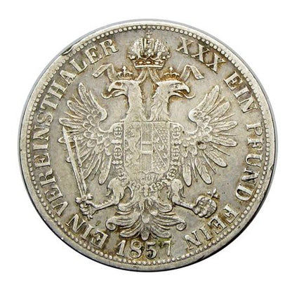 Ferenc József 1857A vereinsthaler