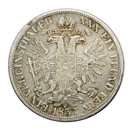 Ferenc József 1857A vereinsthaler