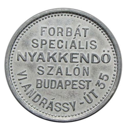 Forbát nyakkendő reklám zseton