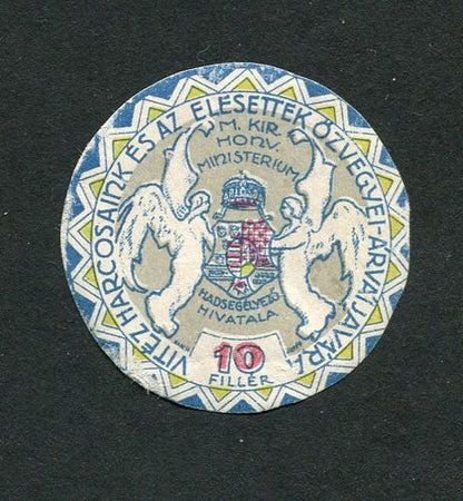 Budapest Hadsegélyező Hivatal 10 fillér