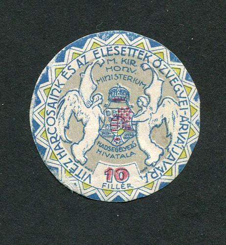 Budapest Hadsegélyező Hivatal 10 fillér