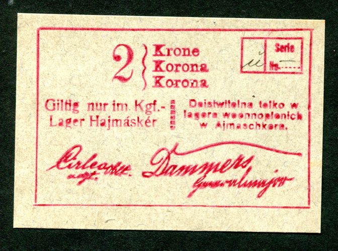 Hadifogolytábor - Hajmáskér I. 2 Korona