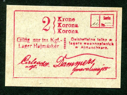 Hadifogolytábor - Hajmáskér I. 2 Korona