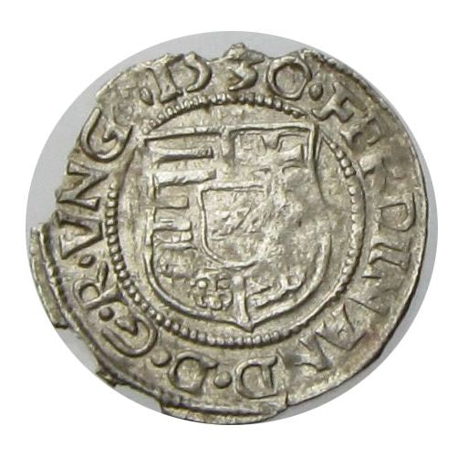 I. Ferdinánd 1530 KB denár - körirathiba