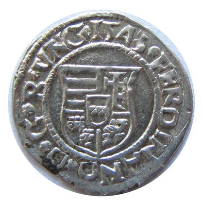 I. Ferdinánd 1543 KB denár