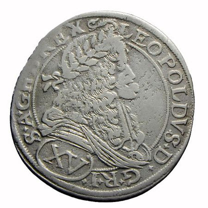 I. Lipót 1676 XV krajcár Pozsony