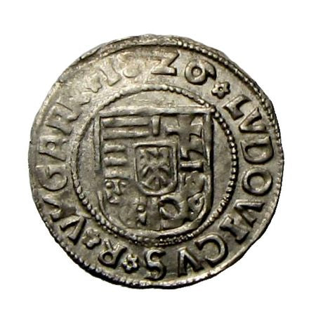 II. Lajos denár ÉH 673i 1526 C - liliom
